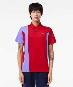 Lacoste Tennis-Men'S Sport X Novak Djokovic Regular Fit Colour-Block Polo