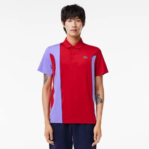 Lacoste Tennis-Men'S Sport X Novak Djokovic Regular Fit Colour-Block Polo