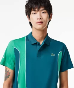 Lacoste Tennis-Men'S Sport X Novak Djokovic Regular Fit Colour-Block Polo