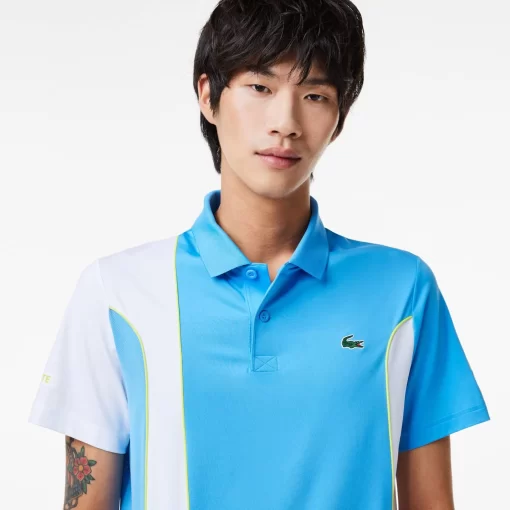 Lacoste Tennis-Men'S Sport X Novak Djokovic Regular Fit Colour-Block Polo