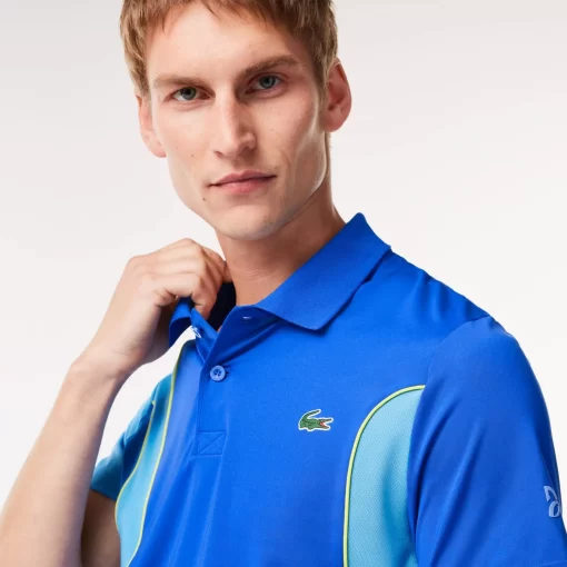 Lacoste Tennis-Men'S Sport X Novak Djokovic Regular Fit Colour-Block Polo