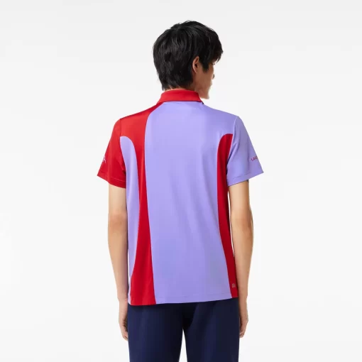 Lacoste Tennis-Men'S Sport X Novak Djokovic Regular Fit Colour-Block Polo