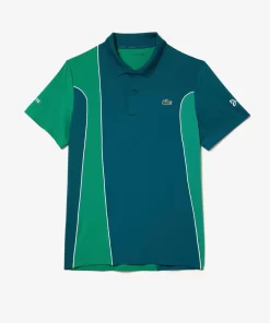 Lacoste Tennis-Men'S Sport X Novak Djokovic Regular Fit Colour-Block Polo