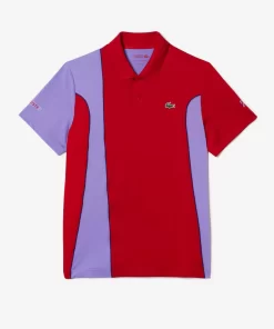 Lacoste Tennis-Men'S Sport X Novak Djokovic Regular Fit Colour-Block Polo