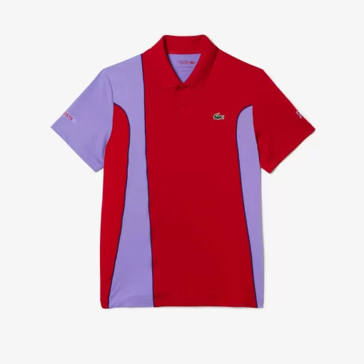 Lacoste Tennis-Men'S Sport X Novak Djokovic Regular Fit Colour-Block Polo