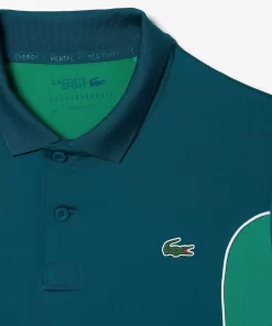 Lacoste Tennis-Men'S Sport X Novak Djokovic Regular Fit Colour-Block Polo