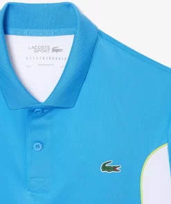 Lacoste Tennis-Men'S Sport X Novak Djokovic Regular Fit Colour-Block Polo