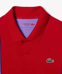 Lacoste Tennis-Men'S Sport X Novak Djokovic Regular Fit Colour-Block Polo