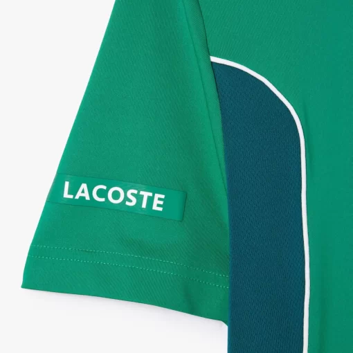 Lacoste Tennis-Men'S Sport X Novak Djokovic Regular Fit Colour-Block Polo