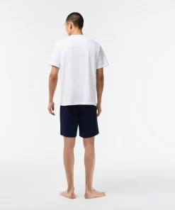 Lacoste Underwear & Lounge Wear-Men'S Stretch Cotton Short Pyjamas Set