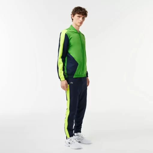 Lacoste Tennis-Men'S Tennis Inset Crew Neck Jogger Set