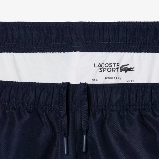 Lacoste Tennis-Men'S Tennis Inset Crew Neck Jogger Set