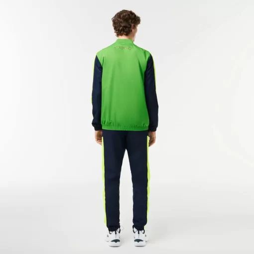 Lacoste Tennis-Men'S Tennis Inset Crew Neck Jogger Set