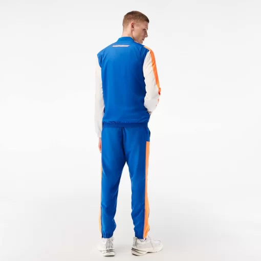 Lacoste Tennis-Men'S Tennis Inset Crew Neck Jogger Set