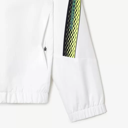 Lacoste Tennis-Men'S Tennis Recycled Polyester Hooded Jacket