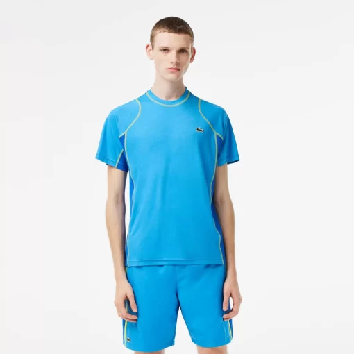 Lacoste Tennis-Men'S Tennis T-Shirt In Tear Resistant Pique