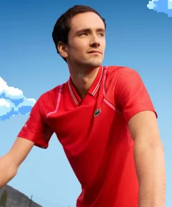 Lacoste Tennis-Men'S Tennis X Daniil Medvedev Polo Shirt