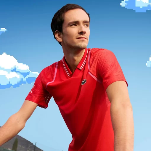 Lacoste Tennis-Men'S Tennis X Daniil Medvedev Polo Shirt