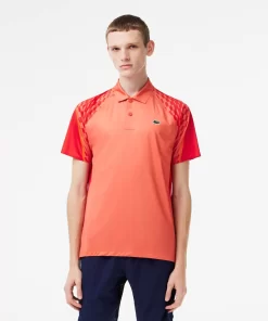 Lacoste Tennis-Men'S Tennis X Novak Djokovic Tricolour Polo Shirt