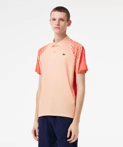 Lacoste Tennis-Men'S Tennis X Novak Djokovic Tricolour Polo Shirt