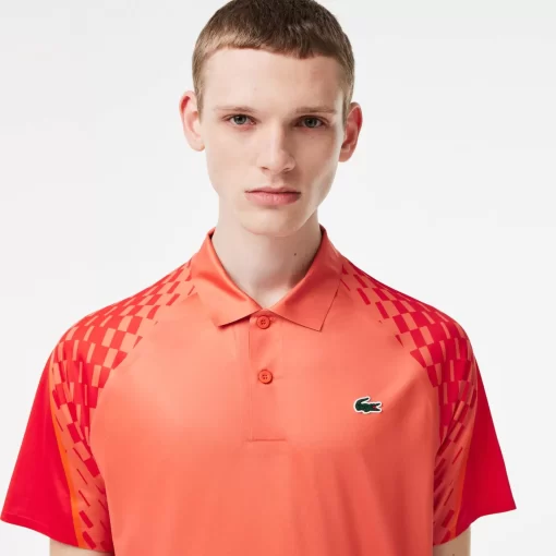 Lacoste Tennis-Men'S Tennis X Novak Djokovic Tricolour Polo Shirt