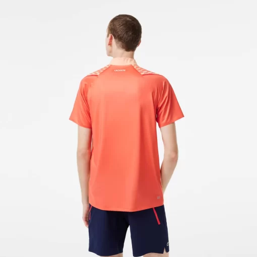 Lacoste Tennis-Men'S Tennis X Novak Djokovic Tricolour Polo Shirt