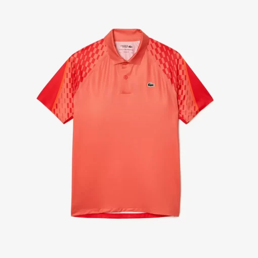 Lacoste Tennis-Men'S Tennis X Novak Djokovic Tricolour Polo Shirt