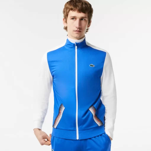 Lacoste Tennis-Men'S Tennis Zipped Ripstop Sweatshirt