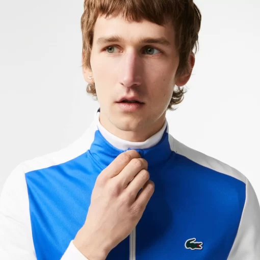 Lacoste Tennis-Men'S Tennis Zipped Ripstop Sweatshirt