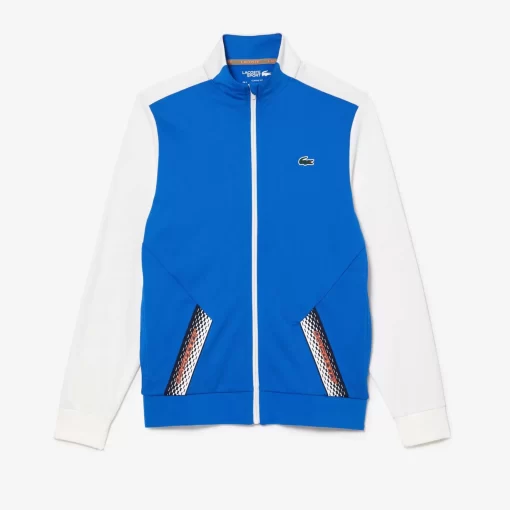 Lacoste Tennis-Men'S Tennis Zipped Ripstop Sweatshirt