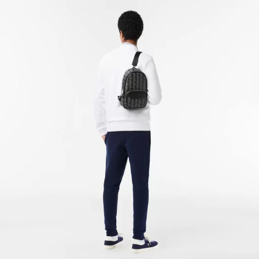 Lacoste Bum Bags-Men'S The Blend Monogram Print Cross Body Bag