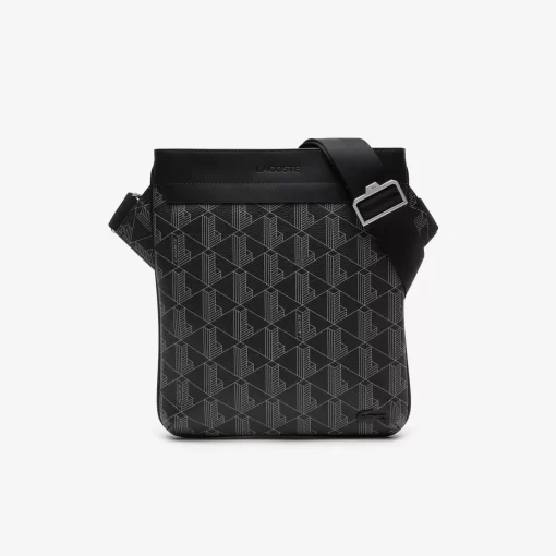 Lacoste Vertical Bags-Men'S The Blend Monogram Print Shoulder Bag