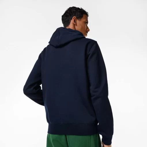 Lacoste Sweatshirts-Men'S Unbrushed Fleece Zipped Hoodie