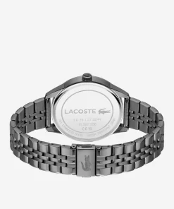 Lacoste Watches-Men'S Vienna 3 Hands Black Steel Watch