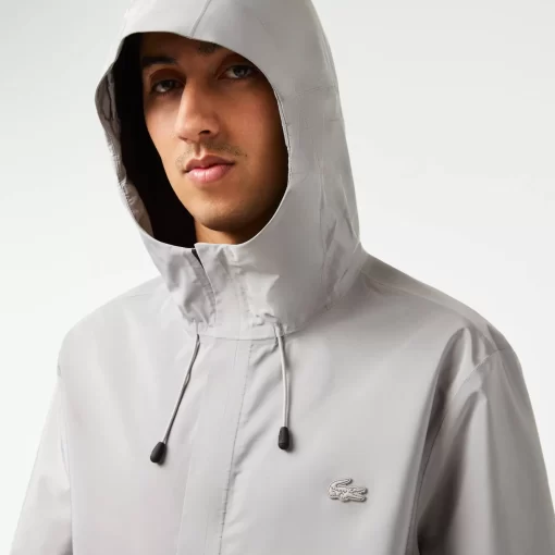 Lacoste Jackets & Coats-Men'S Waterproof Short Sportsuit Track Jacket