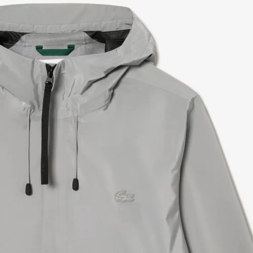 Lacoste Jackets & Coats-Men'S Waterproof Short Sportsuit Track Jacket