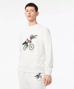 Lacoste Sweatshirts-Men'S X Netflix Organic Cotton Fleece Print Sweatshirt