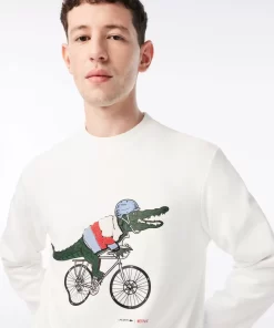 Lacoste Sweatshirts-Men'S X Netflix Organic Cotton Fleece Print Sweatshirt