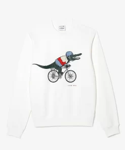 Lacoste Sweatshirts-Men'S X Netflix Organic Cotton Fleece Print Sweatshirt