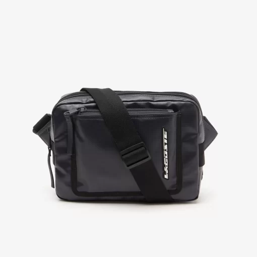 Lacoste Vertical Bags-Men'S Zipped Contrast Detail Satchel