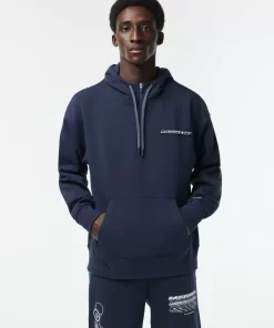 Lacoste Sweatshirts-Men'S Loose-Fit Double-Sided Hoodie