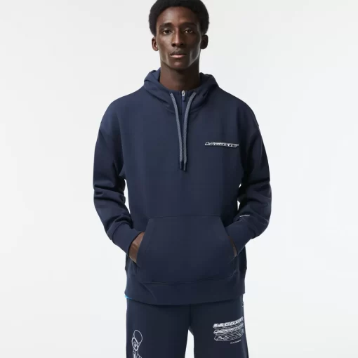 Lacoste Sweatshirts-Men'S Loose-Fit Double-Sided Hoodie