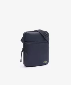 Lacoste Vertical Bags-Men'S Medium Lcst Zippered Petit Pique Crossover Bag