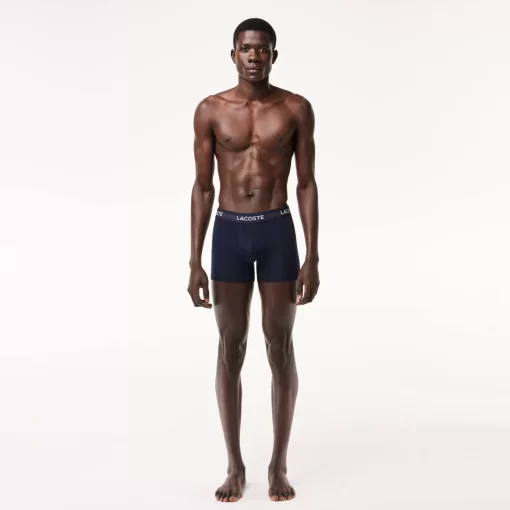 Lacoste Underwear & Lounge Wear-Men'S Microfiber Trunk 3-Pack