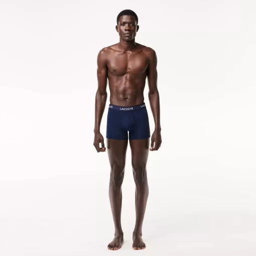 Lacoste Underwear & Lounge Wear-Men'S Microfiber Trunk 3-Pack