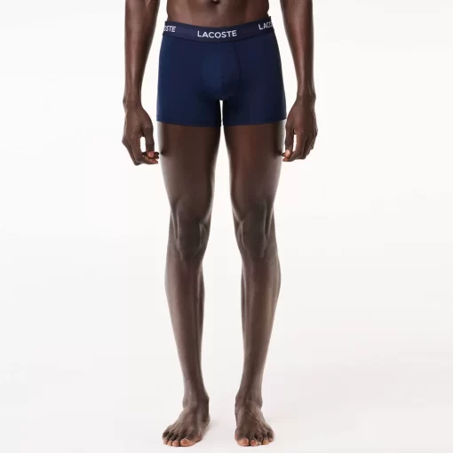 Lacoste Underwear & Lounge Wear-Men'S Microfiber Trunk 3-Pack