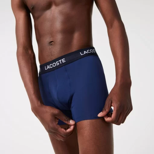 Lacoste Underwear & Lounge Wear-Men'S Microfiber Trunk 3-Pack