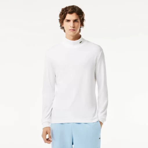 Lacoste T-Shirts-Men'S Organic Cotton Turtleneck T-Shirt