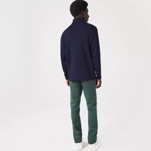 Lacoste T-Shirts-Men'S Organic Cotton Turtleneck T-Shirt