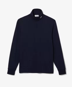 Lacoste T-Shirts-Men'S Organic Cotton Turtleneck T-Shirt